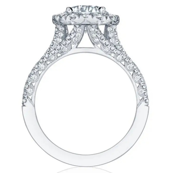 Gold plated diamond ring - Picture 2 of 5